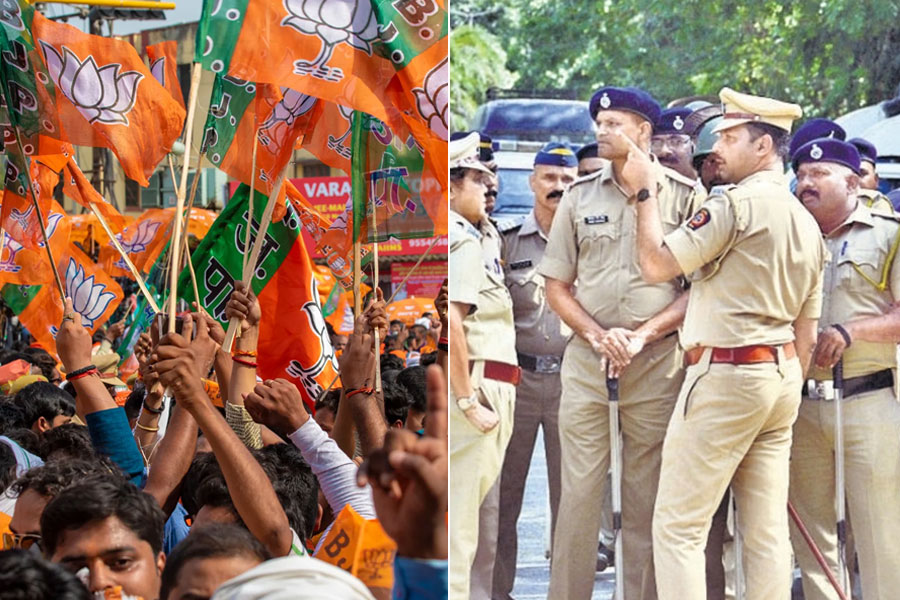Bjp leaders threat to police at Rampurhat