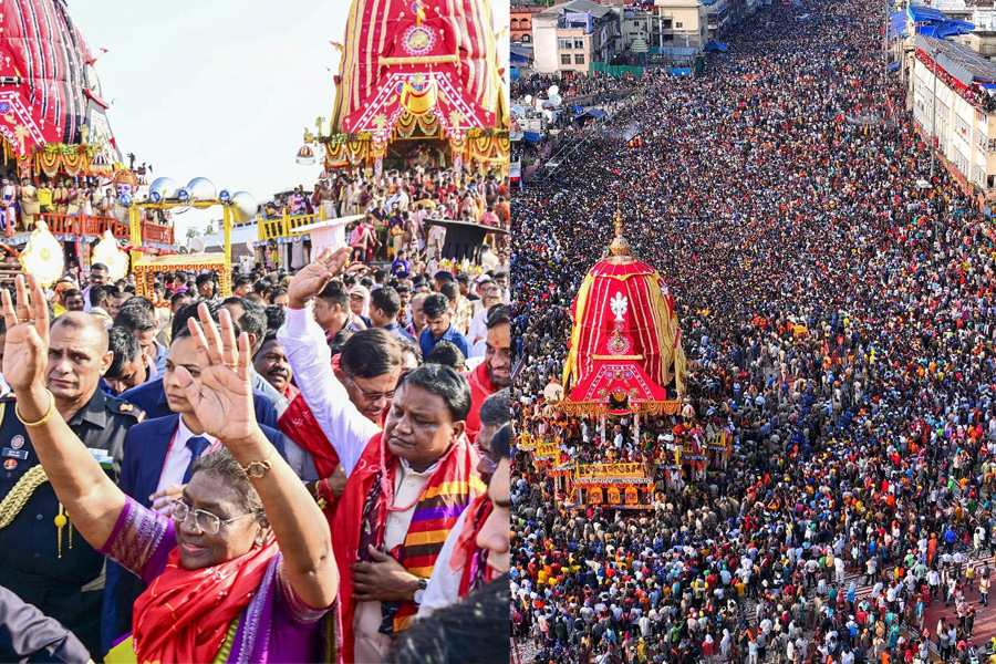 Puri Rath Yatra begins and President Droupadi Murmu joins festival