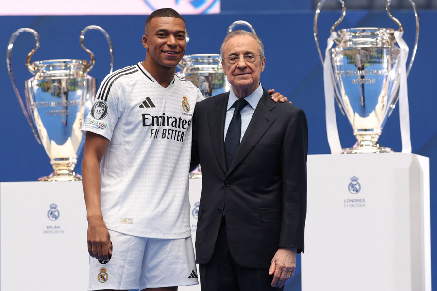 Kylian Mbappe unveiled as Real Madrid's new Galactico at Santiago Bernabeu