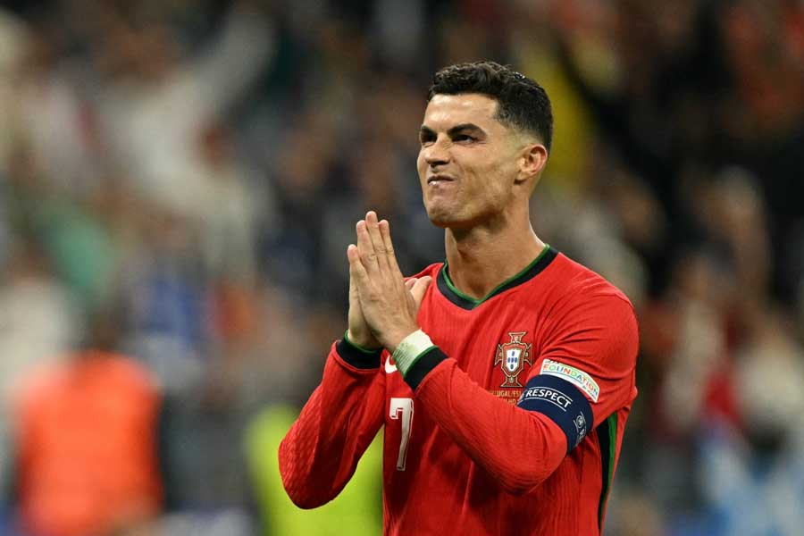 Cristiano Ronaldo's heart rate was at its lowest before taking Portugal's first penalty