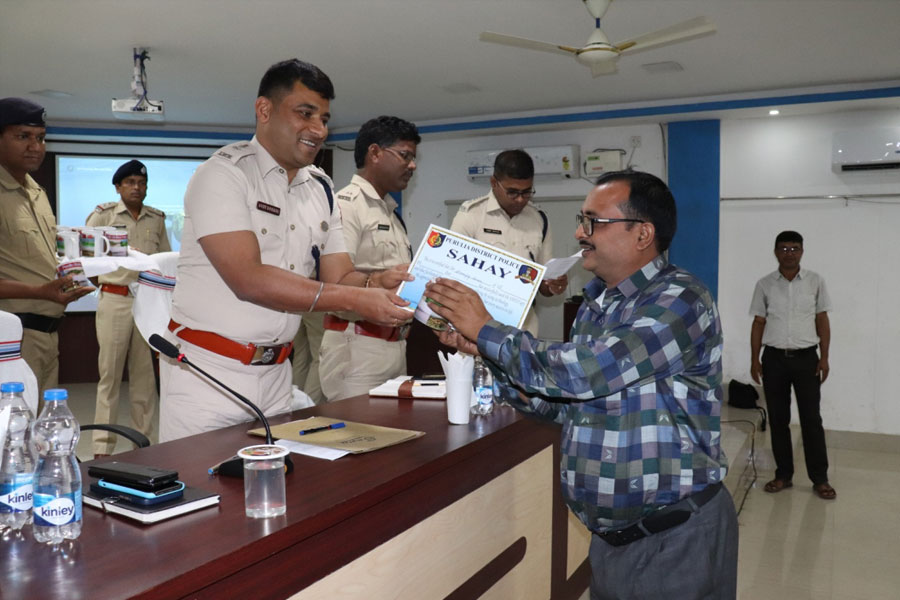 'Sahay' app that made by Purulia district police for security for the people gets prestigious SKOCH Award