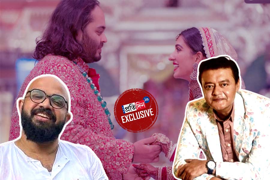 Designer Abhisek Roy about Saswata Chatterjee's attire at Anant-Radhika Reception
