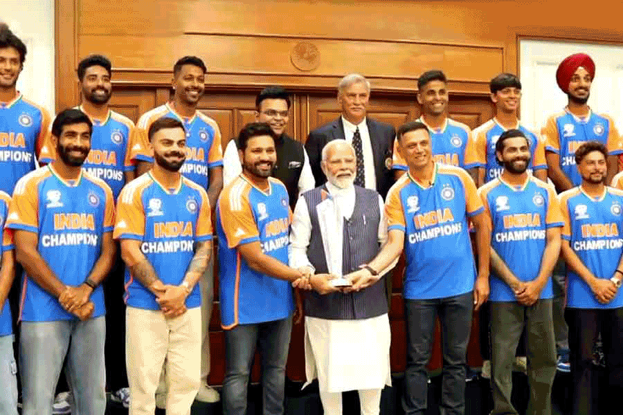 India Cricket Team celebrates T20 World Cup 2024 championship