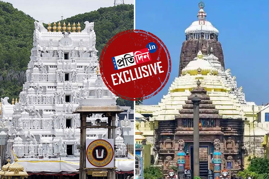 Jagannath Temple of Puri and Tirupati temple like pandals will be made in Kolkata this Durga Puja