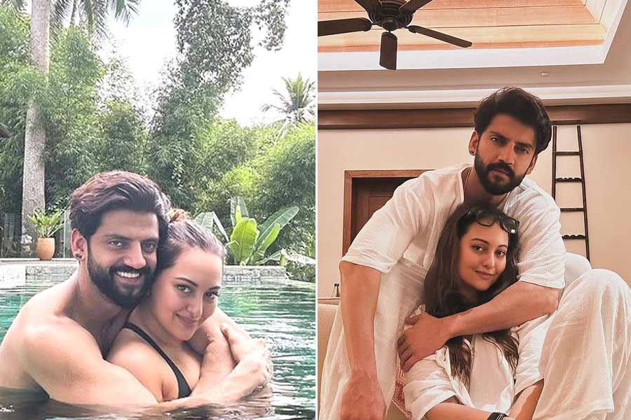 Sonakshi Sinha and Zaheer Iqbal celebrates One month wedding anniversary with these pics