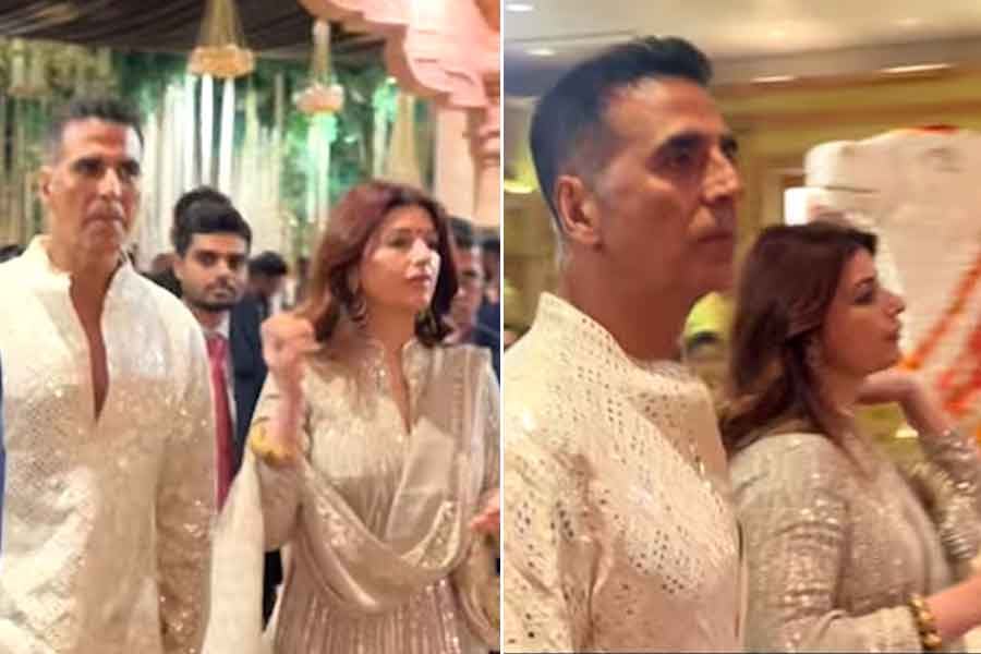 Akshay Kumar, Twinkle Khanna at Anant-Radhika's reception