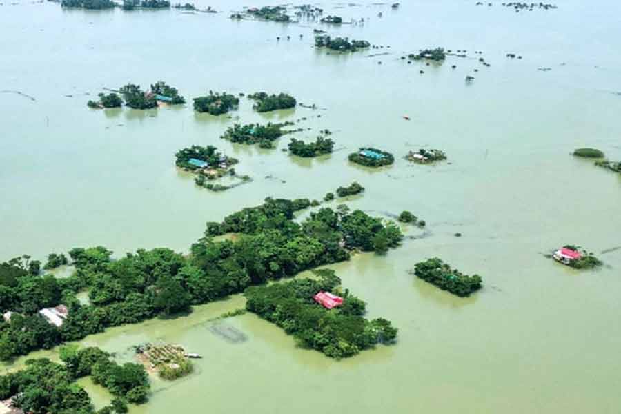 Flood situation is decreased in Bangladesh