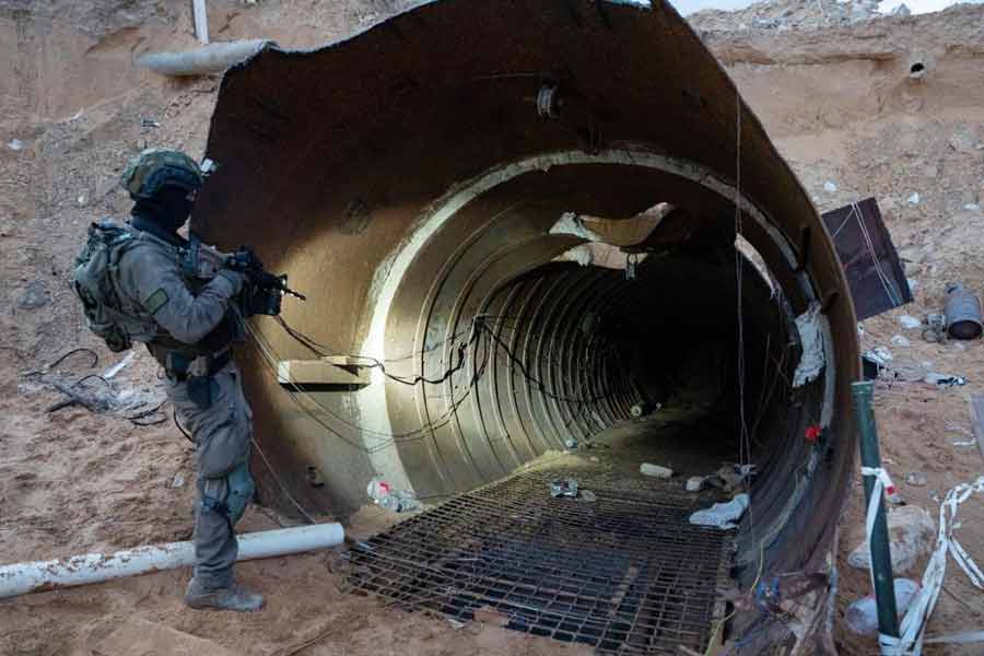Kilometer-long terror tunnel destroyed, more than 100 Hamas terrorists killed