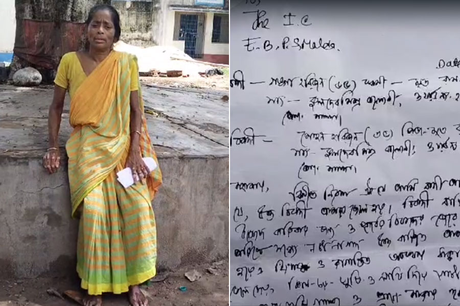 Mother complains against son of eviction from the house in Malda