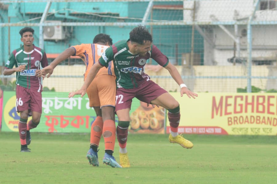 Mohun Bagan wins against Tollygunje Agragami in CFL