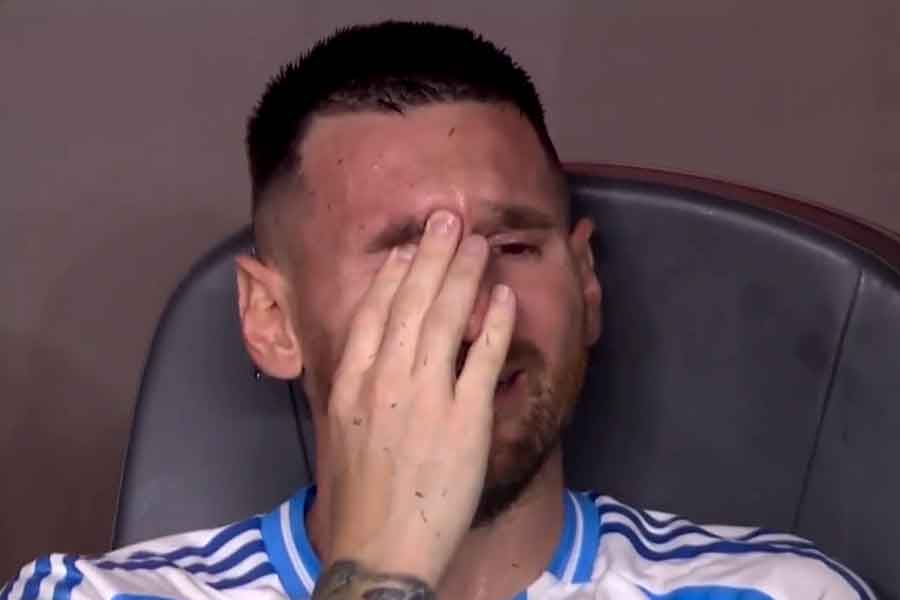 Copa America Final 2024: Lionel Messi breaks into tears after getting injured