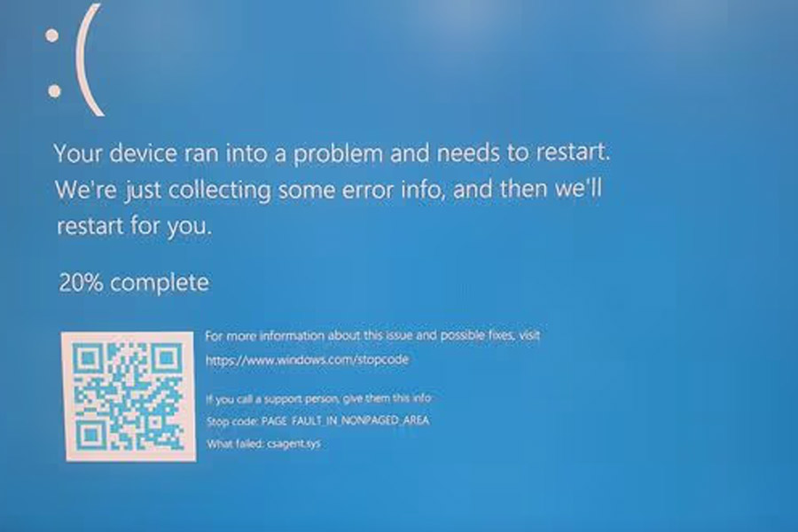 Worldwide problem for Microsoft Windows, many areas affected