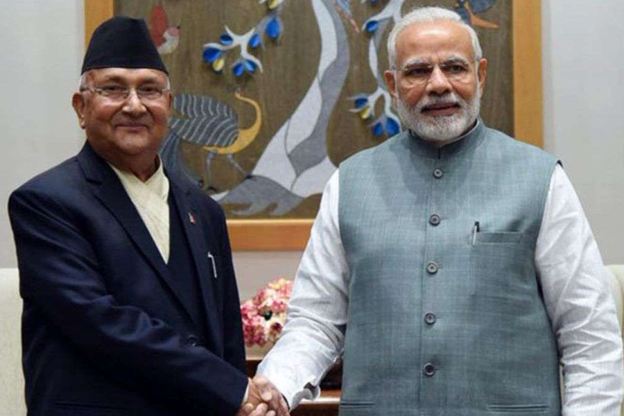 Narendra Modi congratulate Nepal new Prime Minister KP Sharma oli