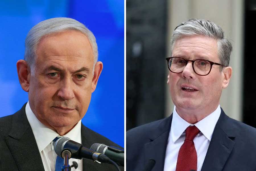 UK's new PM Keir Starmer spoke with Israel PM Benjamin Netanyahu about gaza war