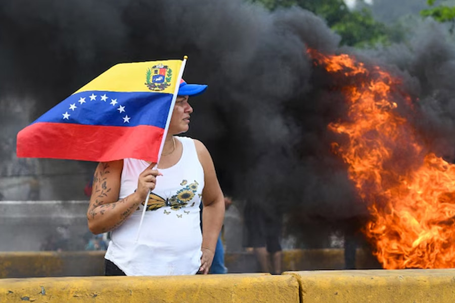 1 died during protest, diplomatic ties snapped after Venezuela vote