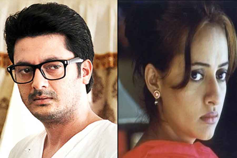 Jisshu Sengupta and Nilanjana awardee in same programme