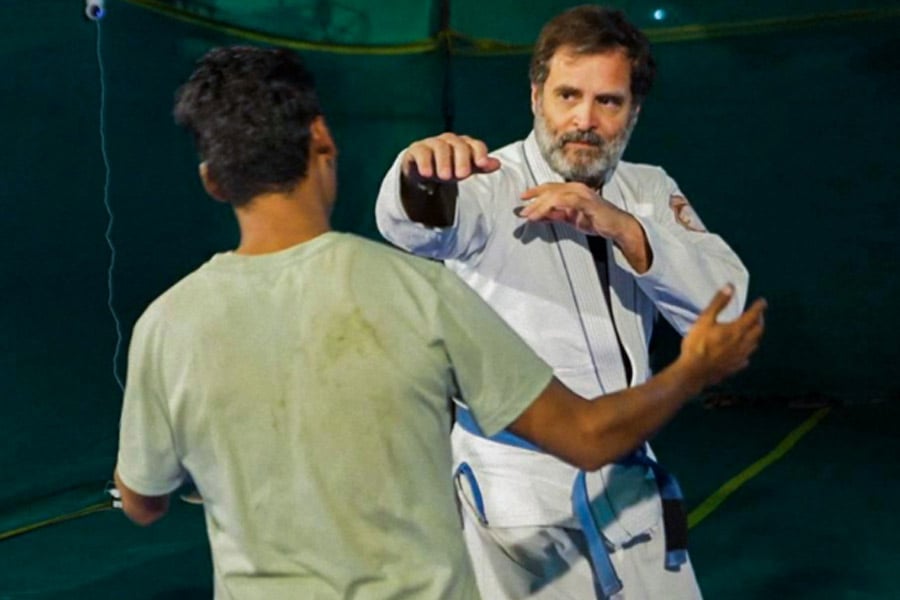 Rahul Gandhi shares video of martial arts session