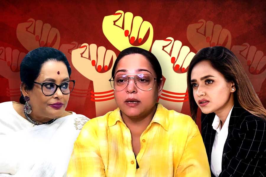 Aparajita Adhya, Leena Gangopadhyay, Mishmee Das on Elderly Man's Nabanna Abhijan Viral video