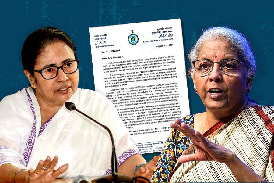 Mamata Banerjee writes to Nirmala Sithraman about GST on insurance