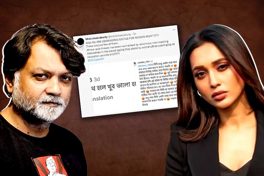 Srijit Mukherji gave befitting reply on Mimi Chakraborty's harassment threat