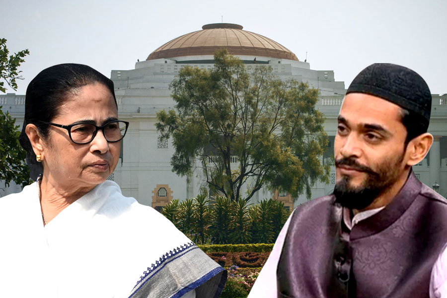 Nawsad Siddique visited Mamata Banerjee in WB assembly