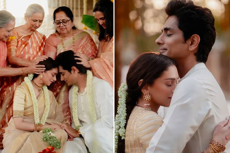 Aditi-Siddharth Wedding: Actors marry in traditional South Indian ceremony