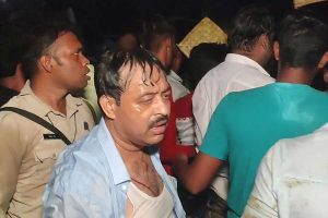 Speed boat capsize in flood affected area in Birbhum