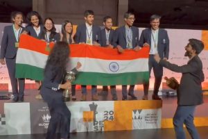 India team celebrates historic Chess Olympiad gold in Rohit Sharma and Lionel Messi style