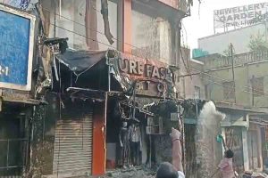 Fire caught on Shop in Durgapur