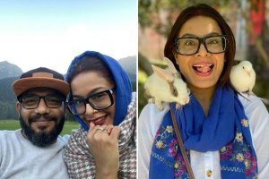 Iman Chakraborty in Kashmir with Hubby Nilanjn Ghosh