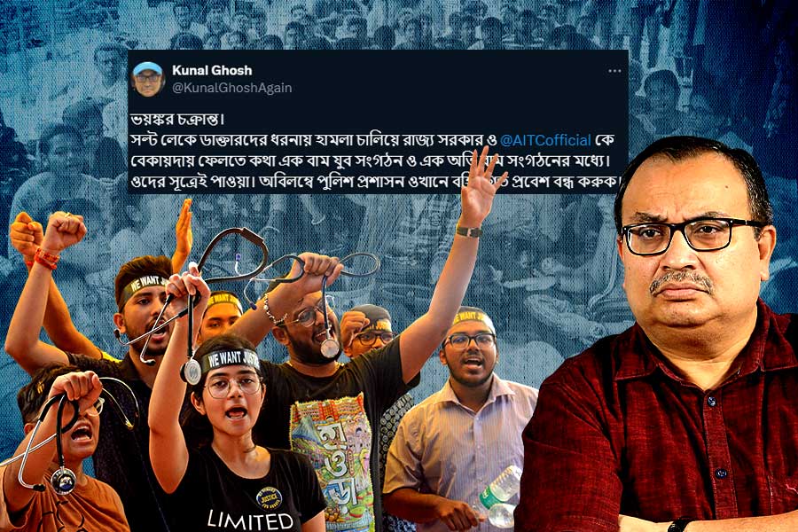 Kunal Ghosh issues alert saying that conspiracy against junior doctors' protest