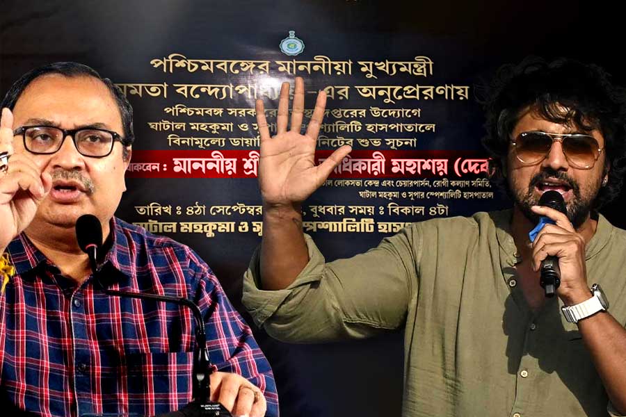 Ghatal hospital authority removes Dev's name as 'Inaugurated by' from nameplate after controversy with Kunal Ghosh's post