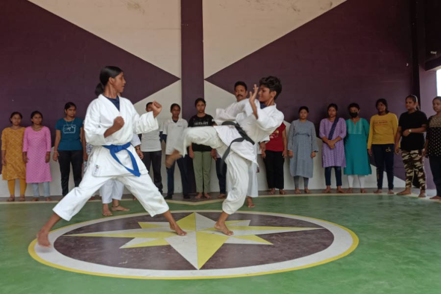 Gobardanga Hindu College starts to train karate of girls student to make them self-dependent after RG Kar incident