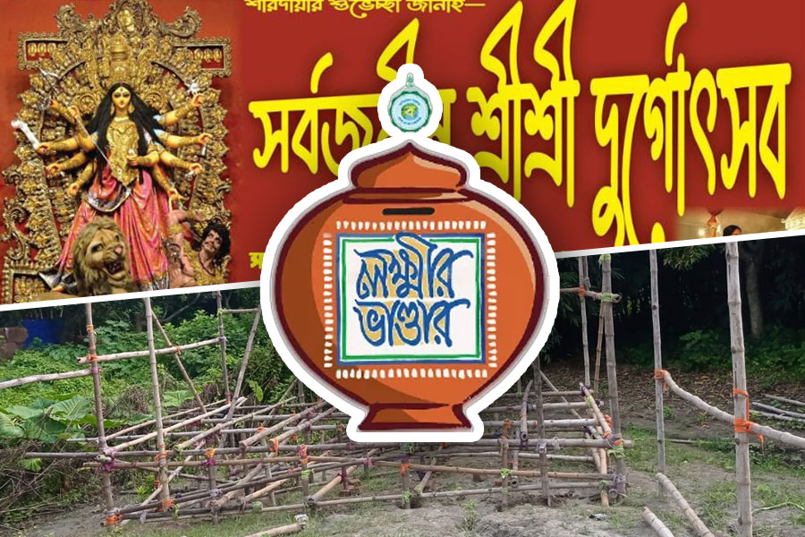 Gram Banglar Durga Puja 2024: Marginal villages of Nadia are returning to festival with the money of Lakshmir Bhandar