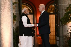 PM gifts silver 'Delhi-Delaware' train to Biden