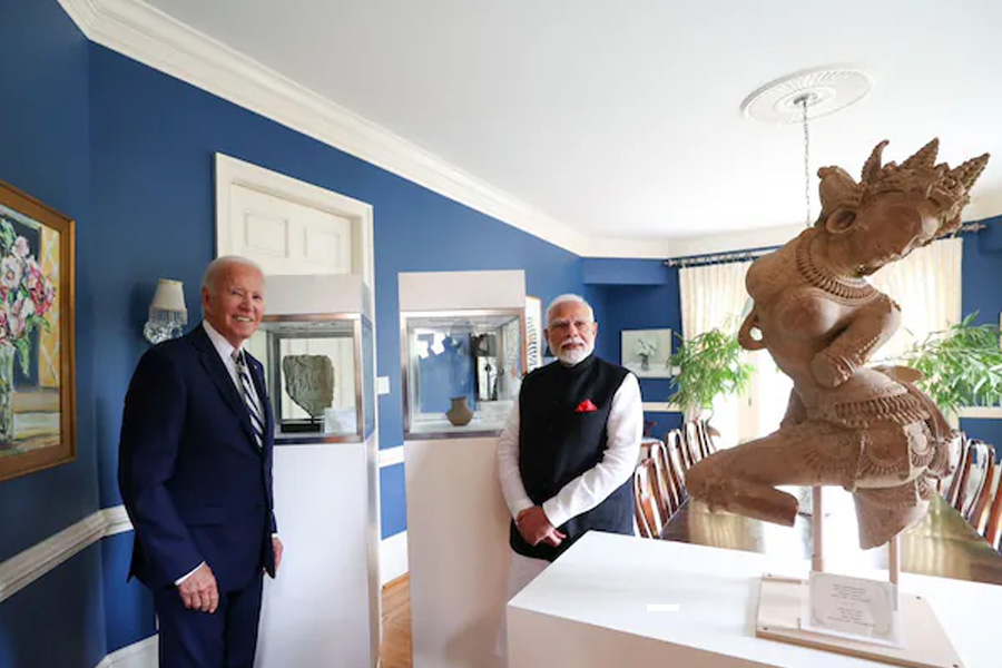 297 Indian Antiquities Returned During PM Modi's Visit to America