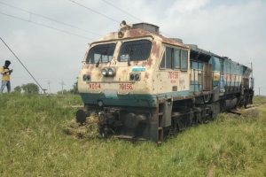 Train Engine Spotted In Field In Bihar's Gaya, Pic Goes Viral