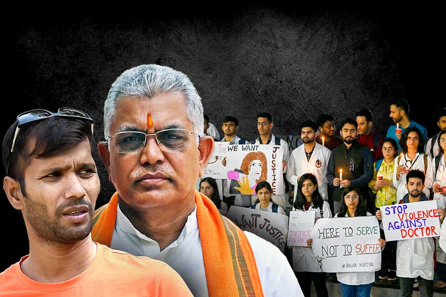 BJP warns Dilip Ghosh and Ashok Dinda for criticizing junior doctors protest