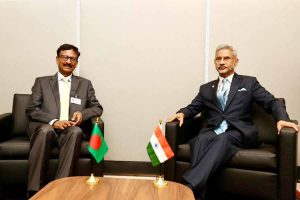 S Jaishankar met his bangladesh counterpart at UN