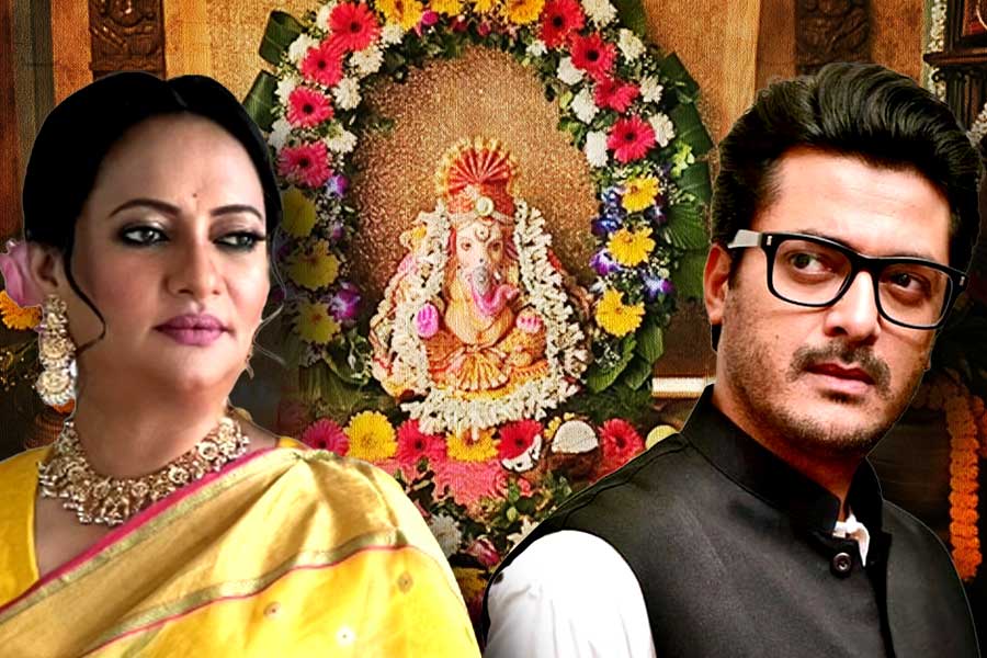 Jisshu Sengupta's wife Nilanjanaa shared Ganesh Puja picture