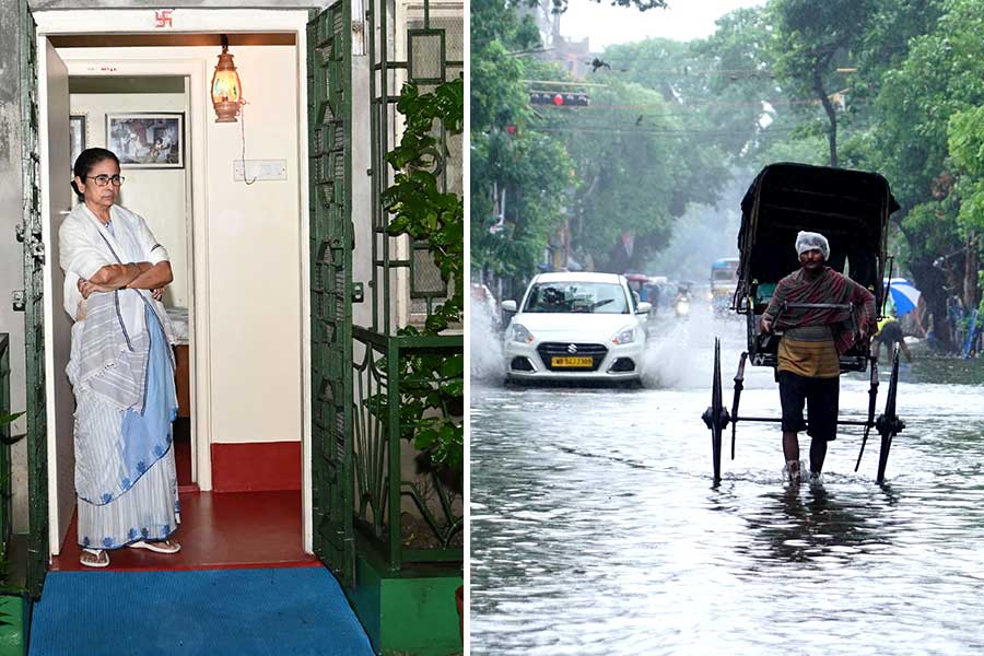 CM Mamata Banerjee's Kalighat residence waterlogged due to tide