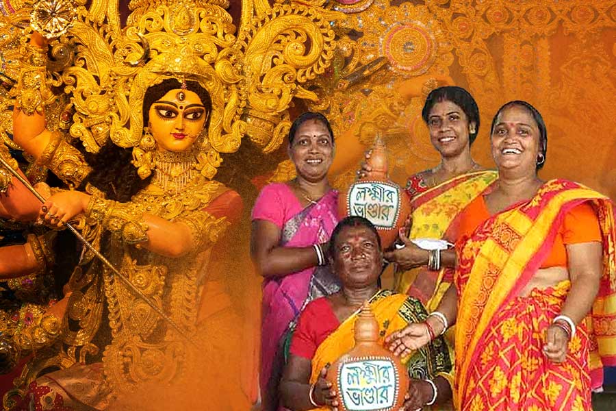 Durga puja 2024: women of Kalachand Para are decided start durga puja with money from Lakshmir Bhandar