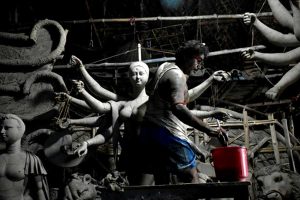 Durga Puja 2024: Price of idol making materials is high Potters in trouble