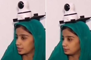 Pakistani Man Installs CCTV Camera On Daughter’s Head