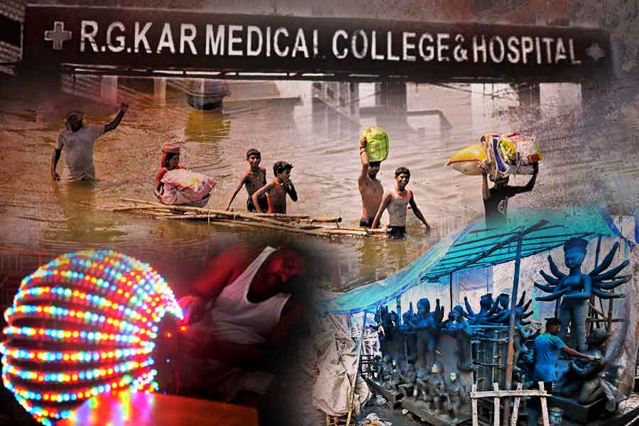 Durga Puja 2024: Lights businessman are in big trouble due to RG Kar incident, rain and floods