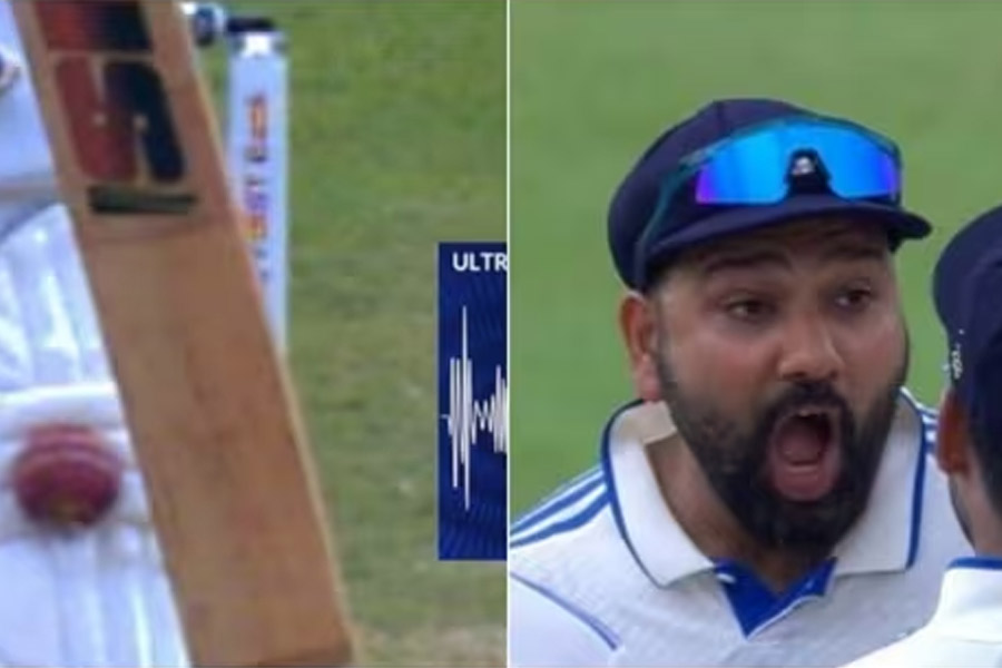 Rohit Sharma stunned with DRS in Ind vs Ban test