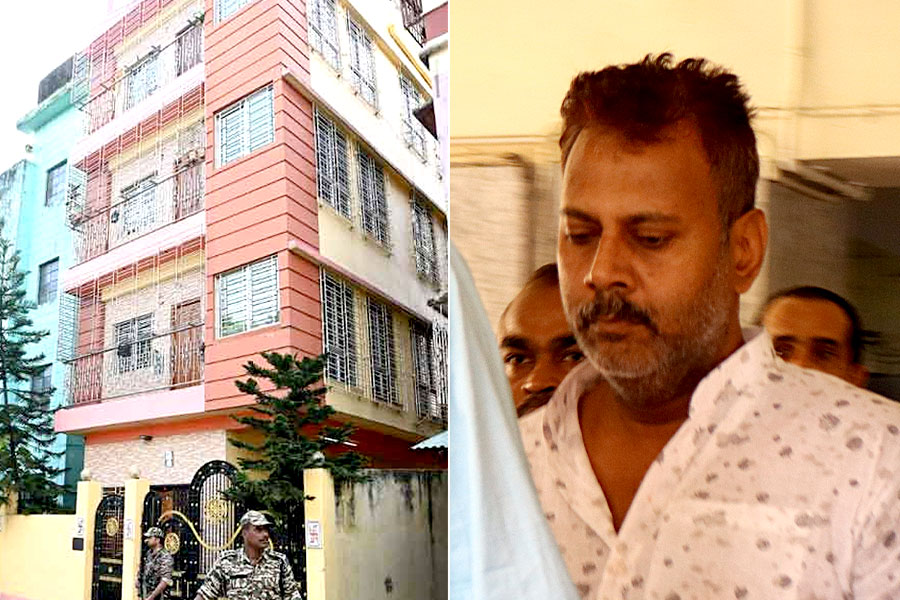 KMC staff visited Sandip Ghosh’s house