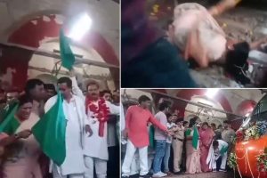 BJP MLA falls on Rail Track while flagging off Vande Bharat express