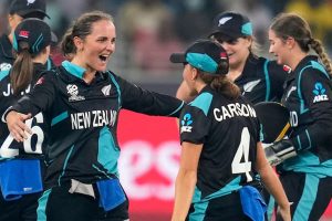 Women's T20 World Cup: New Zealand star Amelia Kerr Amelia Kerr T20 World Cup win with song on guitar