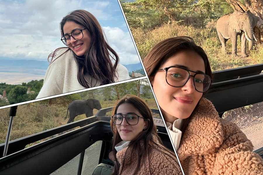 See These pictures of Ananya Panday's Jungle Safari